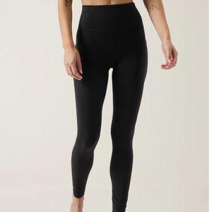 Athleta Salutation Stash Pocket Tight Leggings Black Small Tall